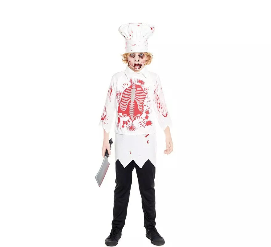 Translation missing: fr.Disfraz de Zombie Cocinero para niño