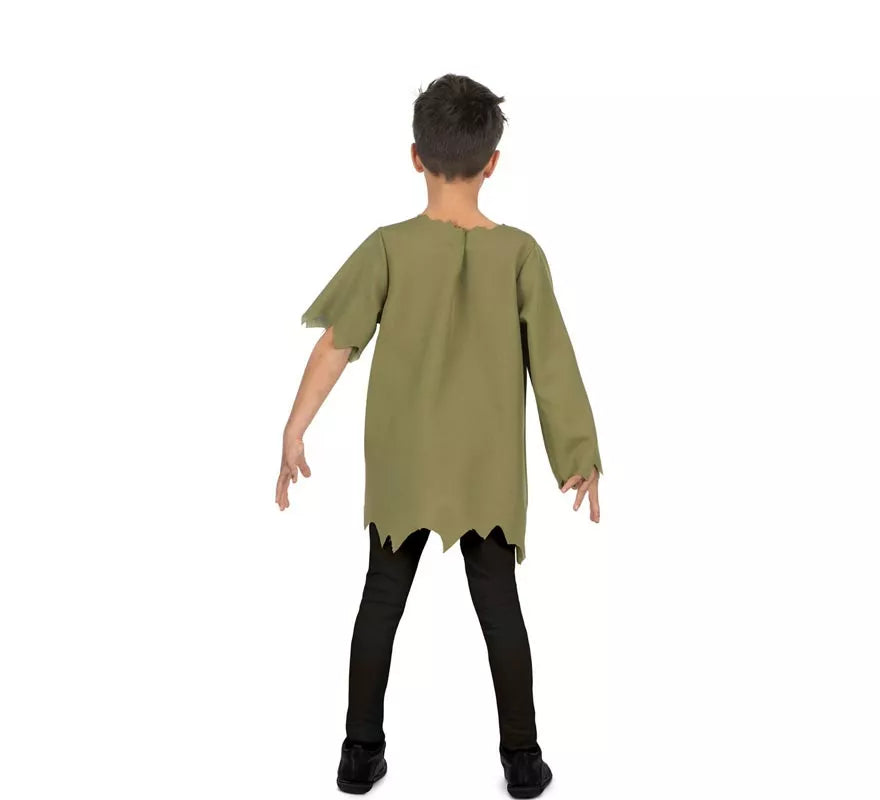Disfraz de Zombie verde infectado para niño