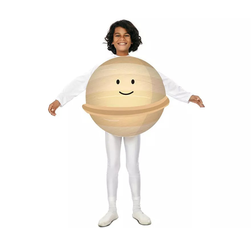 Translation missing: fr.Disfraz del Planeta Júpiter Sonriente beige para niño