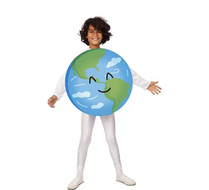Translation missing: fr.Disfraz del Planeta Tierra Sonriente para niño