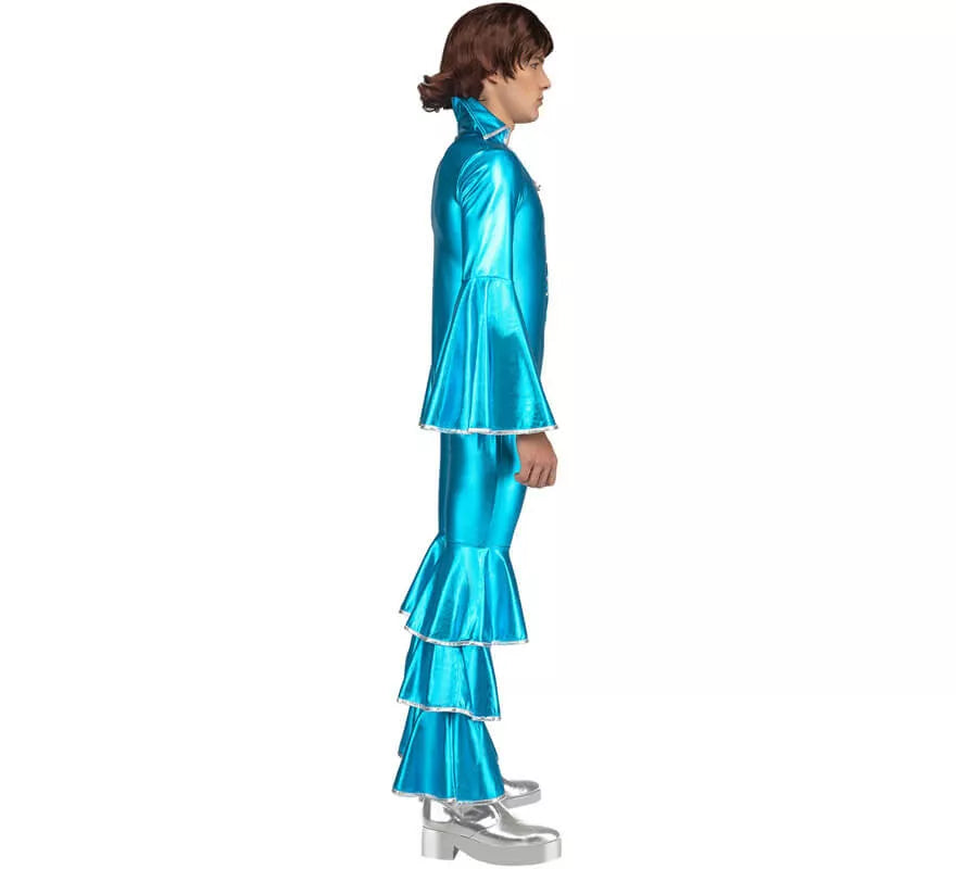 Translation missing: fr.Disfraz Disco Azul Turquesa para hombre