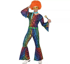 Déguisement Disco imprimé Multicouleur pour homme