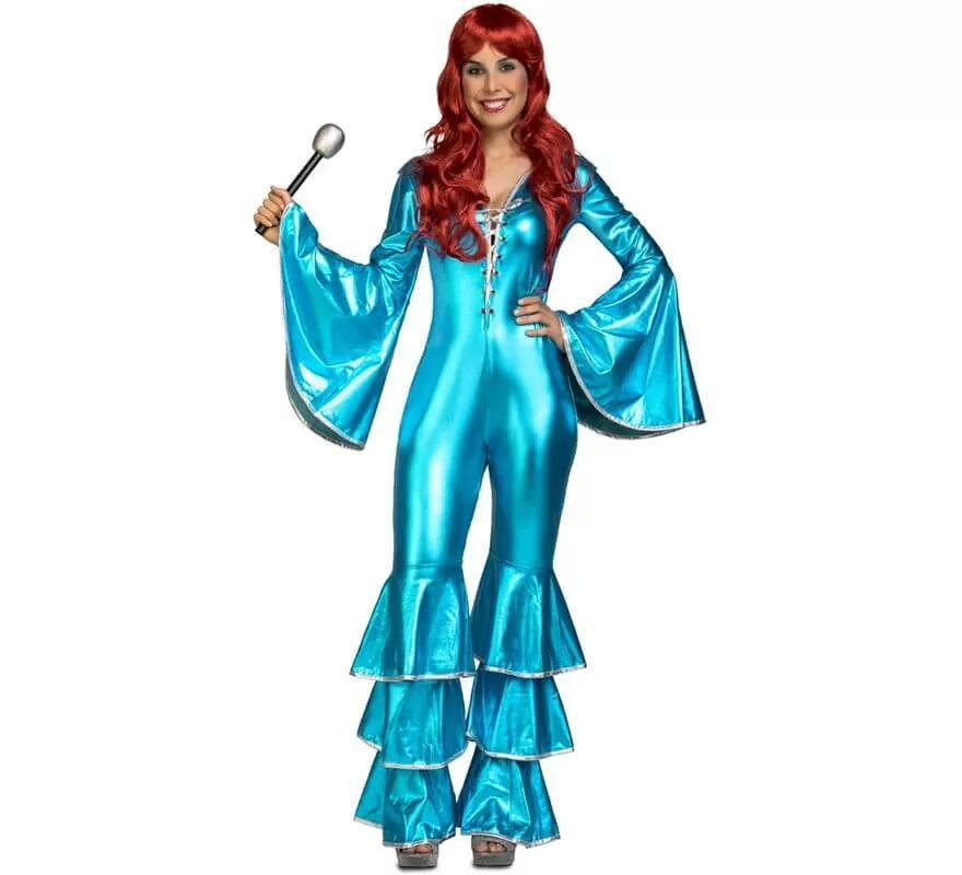 Disfraz Disco Turquesa para mujer