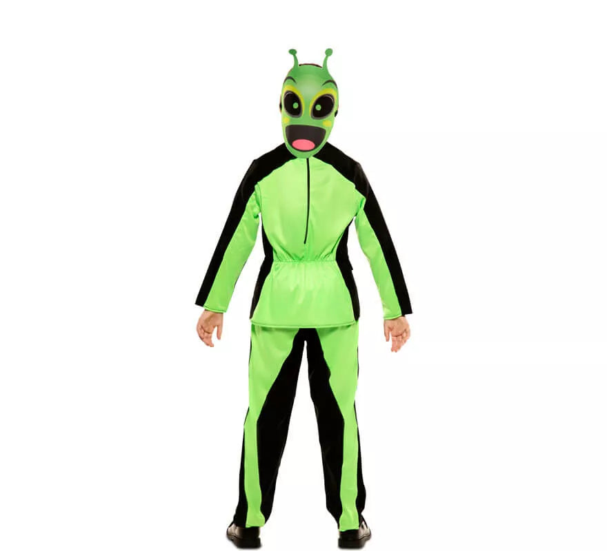Disfraz Doble de Hombre de Negro y Alien para niño