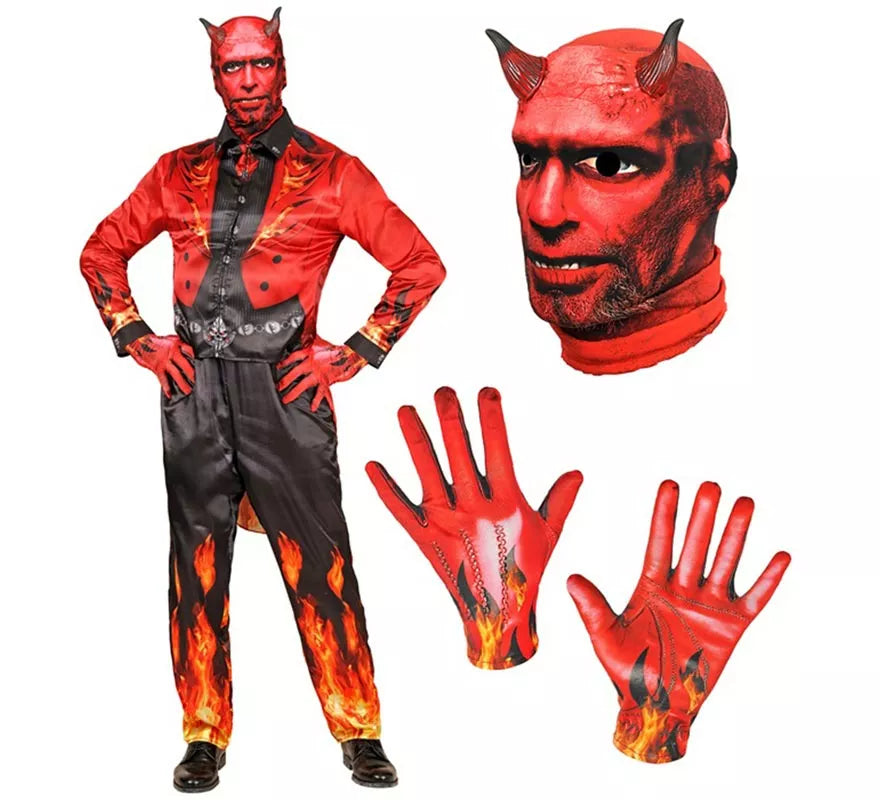 Translation missing: fr.Disfraz Express de Diablo para hombre