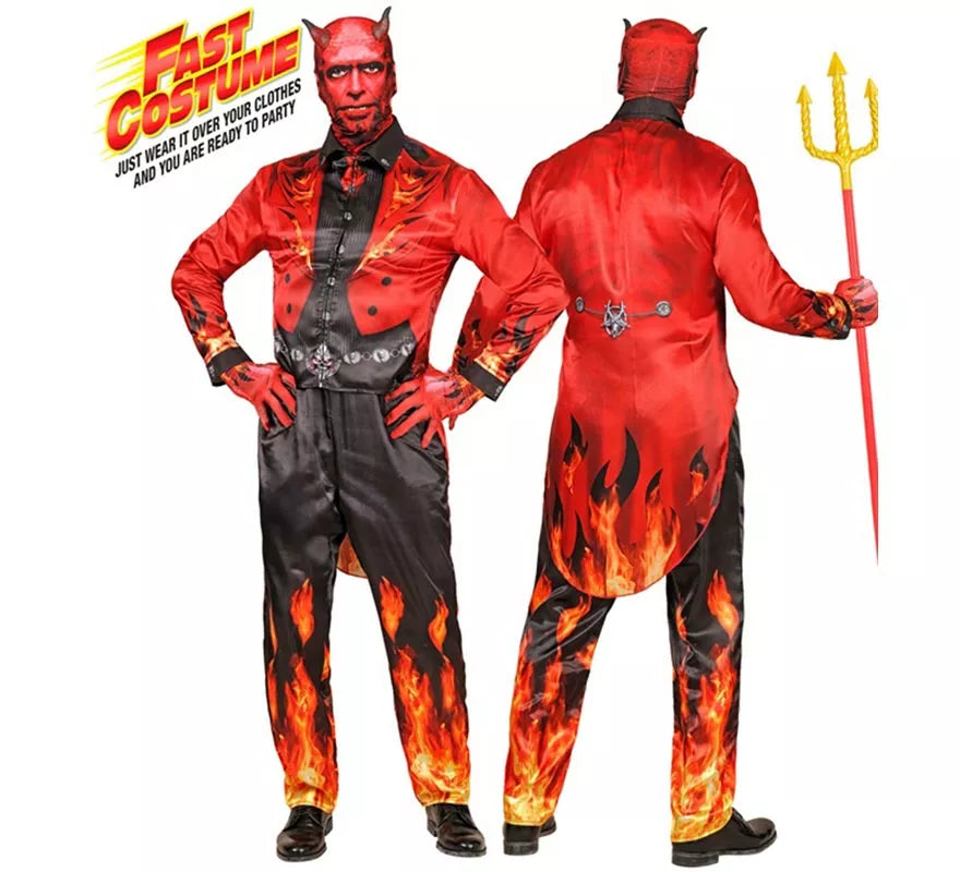 Translation missing: fr.Disfraz Express de Diablo para hombre