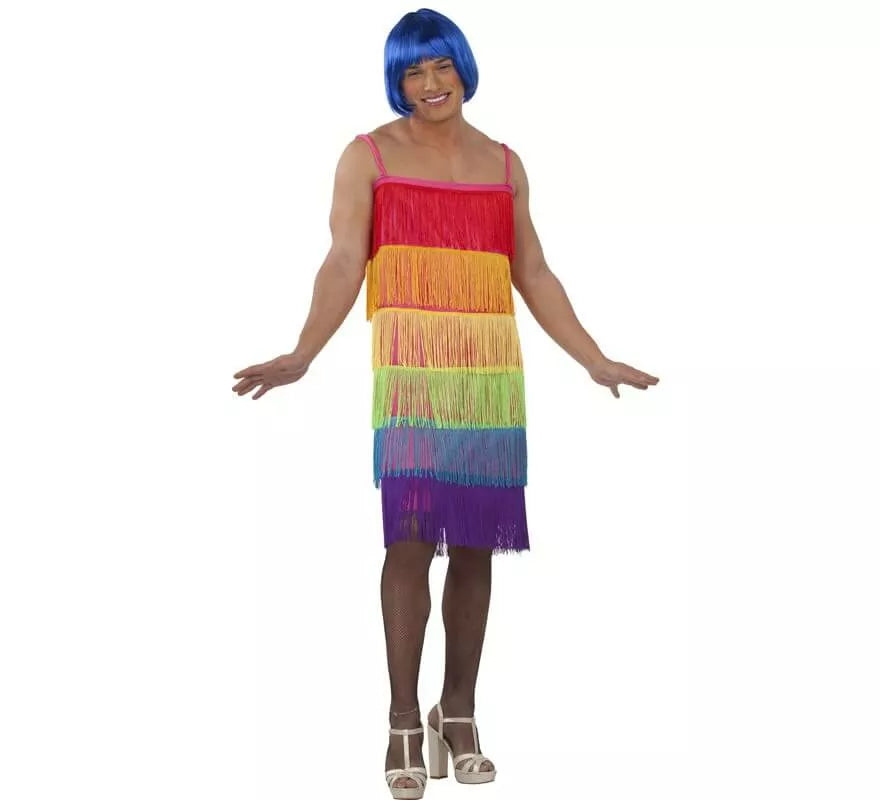 Translation missing: fr.Disfraz Flapper con Flecos Orgullo LGBT para hombre