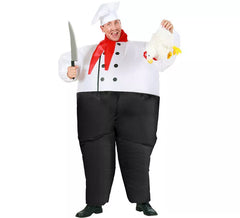 Déguisement de chef géant gonflable adulte