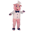 Disfraz Mascota Cerdito Cocinero para adultos