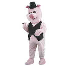 Déguisement Mascotte Cochon ou Cochon Élégant pour adultes