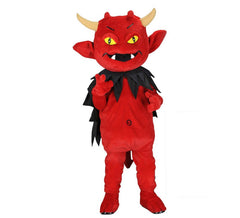 Déguisement Mascotte Diable Vilain pour adultes