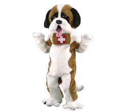 Déguisement Mascotte Chien Saint Bernard pour adultes