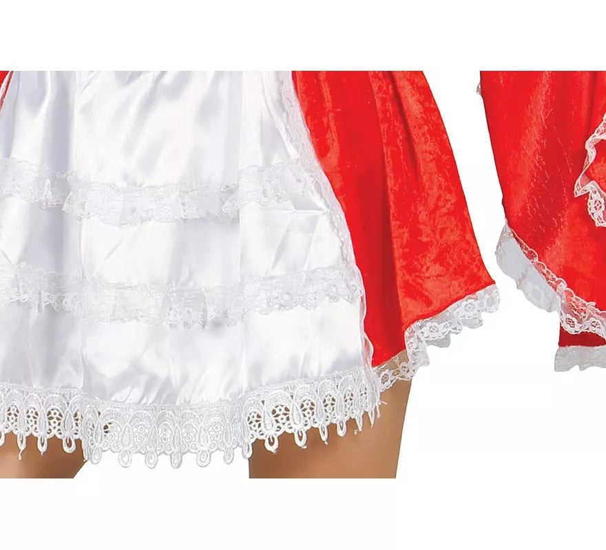 Translation missing: fr.Disfraz Mosquetera Roja con Flor de Lis para Mujer