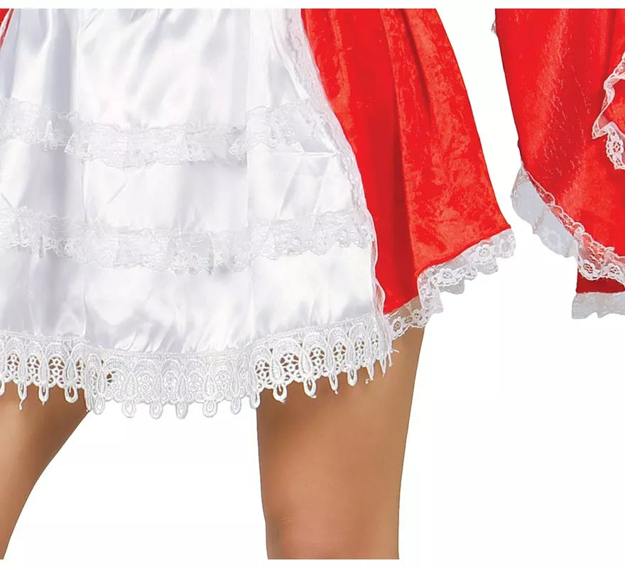Translation missing: fr.Disfraz Mosquetera Roja con Flor de Lis para Mujer