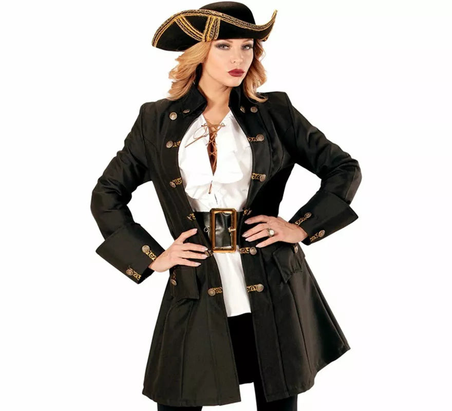 Translation missing: fr.Disfraz o Abrigo de Capitana Pirata para mujer