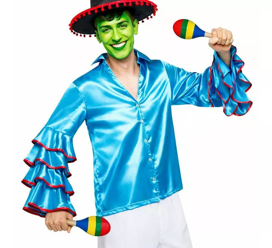 Translation missing: fr.Disfraz o Camisa de La Mascara Rumbero para hombre