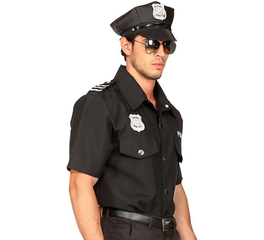 Translation missing: fr.Disfraz o Camisa de Oficial de Policía para hombre