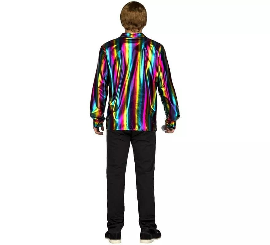 Translation missing: fr.Disfraz o Camisa Disco multicolor para hombre