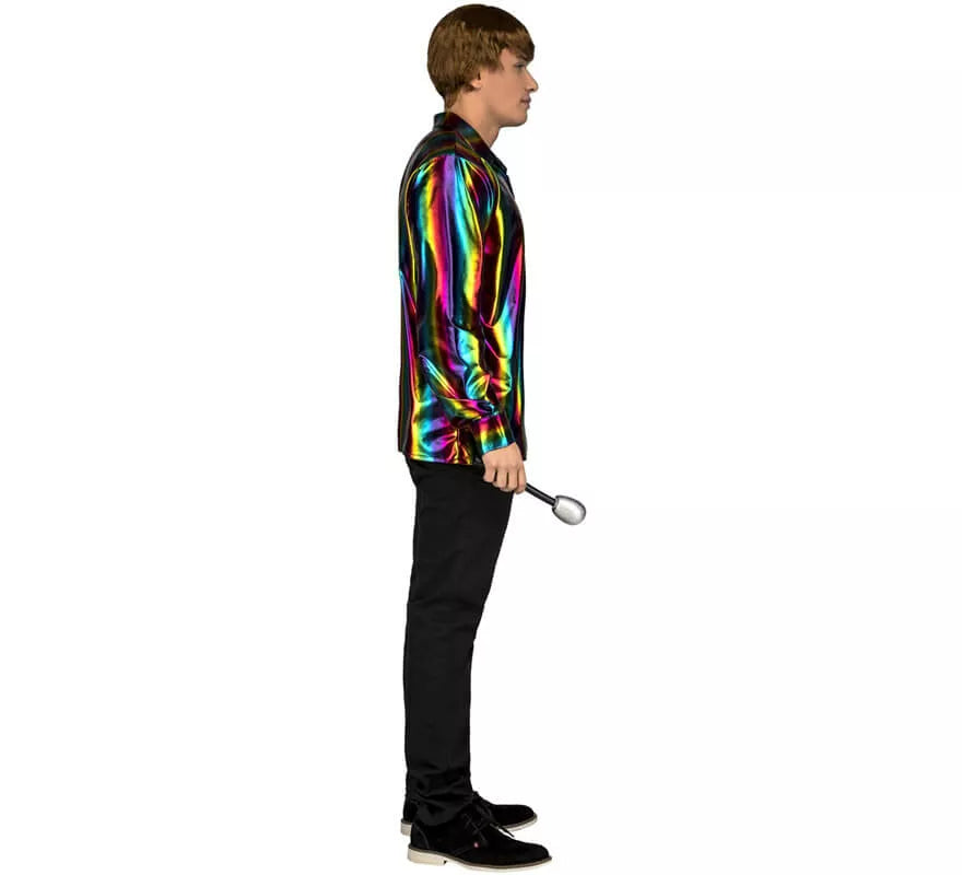 Translation missing: fr.Disfraz o Camisa Disco multicolor para hombre