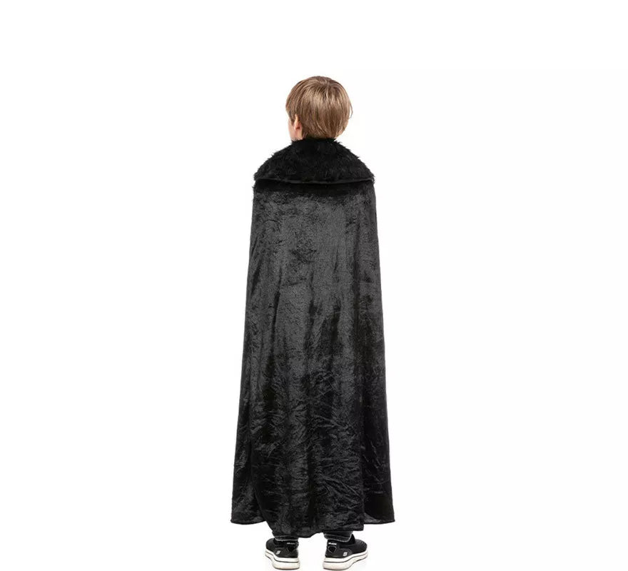 Translation missing: fr.Disfraz o Capa de Caballero Nieve Oscuro Medieval para niño