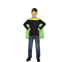 Déguisement ou Cape de Super-Héros Jaune et Vert pour enfant