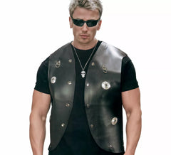Costume ou gilet de motard adulte
