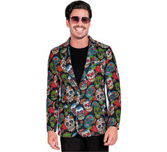 Veste multicolore Jour des Morts pour hommes