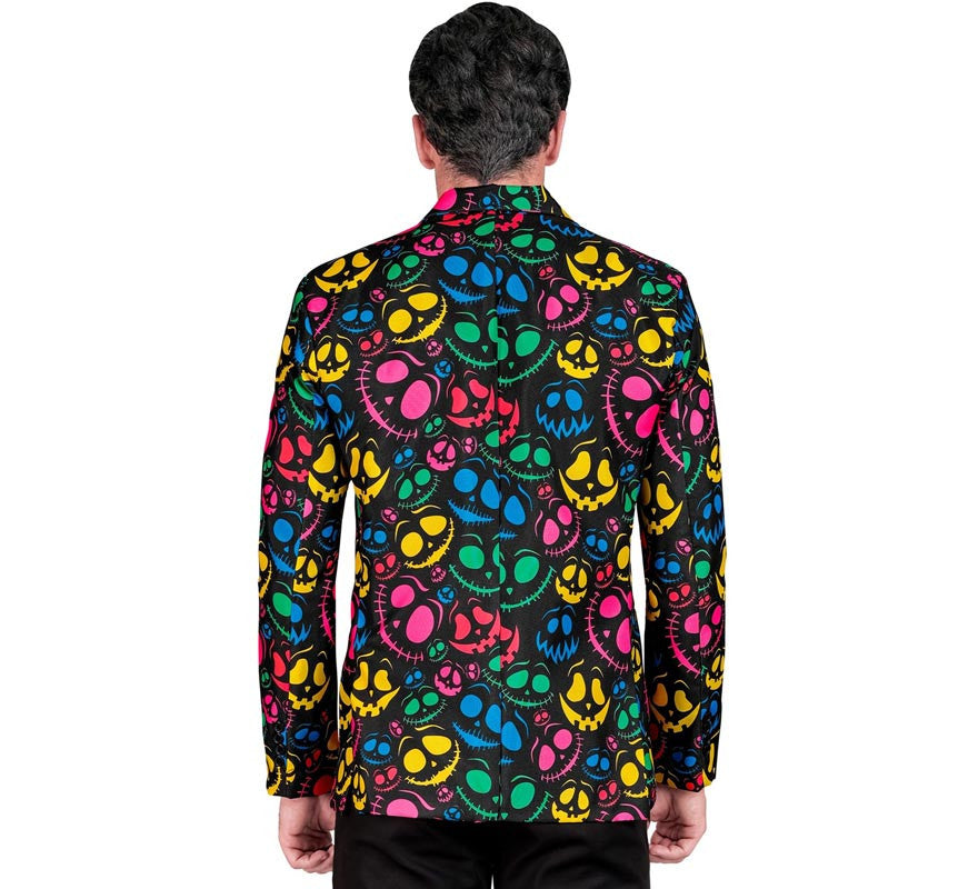 Translation missing: fr.Chaqueta de Fantasmas multicolor neón para hombre