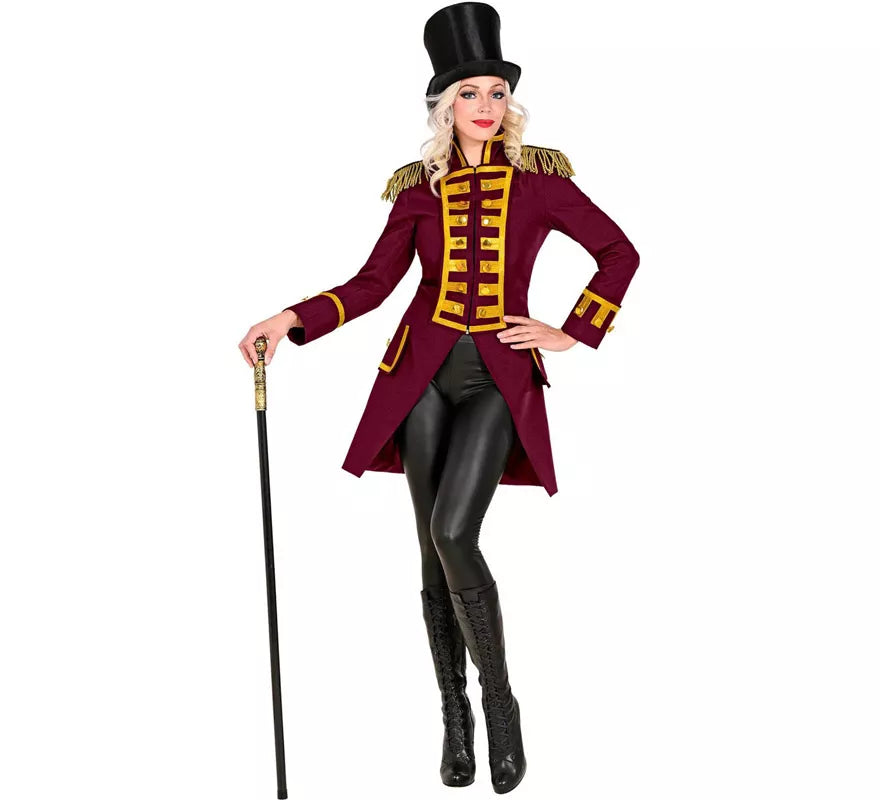 Translation missing: fr.Disfraz o Chaqueta de Frac Burgundy Parade para mujer