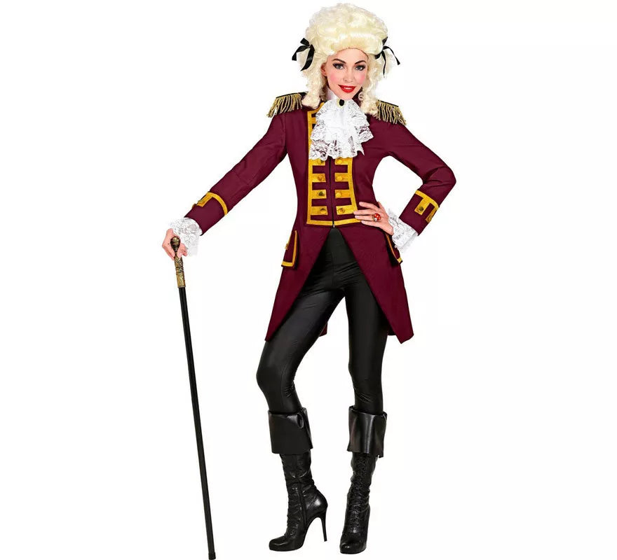 Translation missing: fr.Disfraz o Chaqueta de Frac Burgundy Parade para mujer