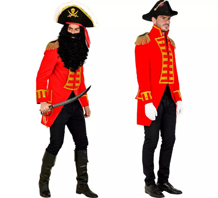 Disfraz o Chaqueta de Frac Red Parade para hombre