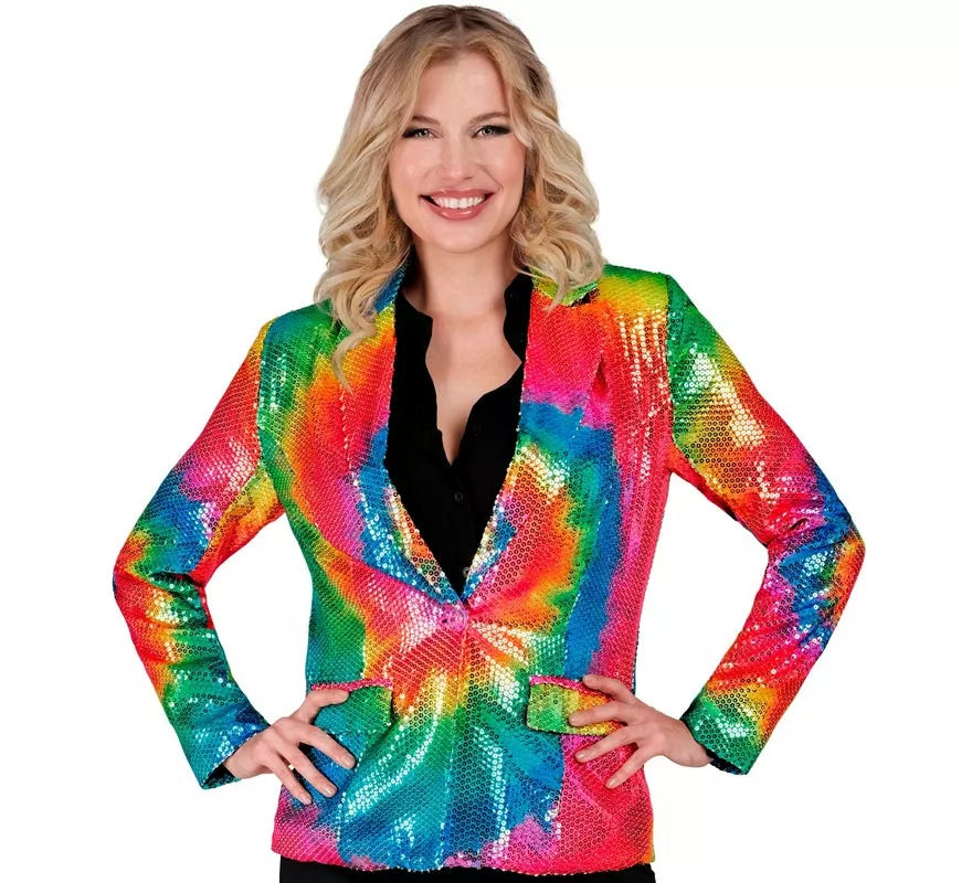 Translation missing: fr.Disfraz o Chaqueta de Moda multicolor neón para mujer