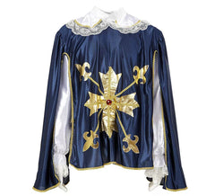 Costume ou Veste de Mousquetaire Bleu pour homme