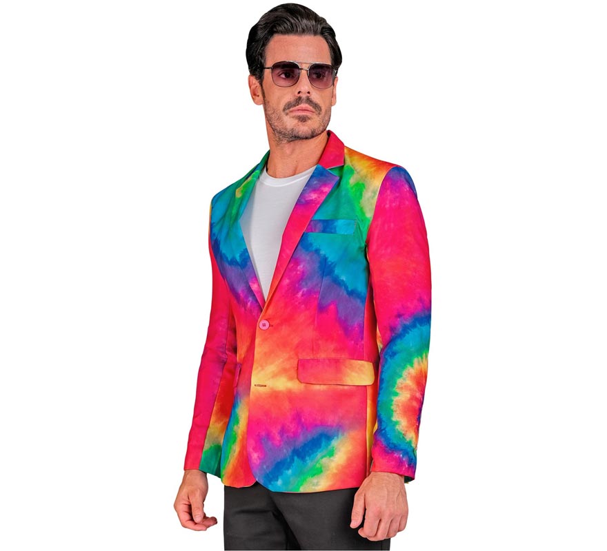 Translation missing: fr.Chaqueta Fiesta multicolor neón para hombre