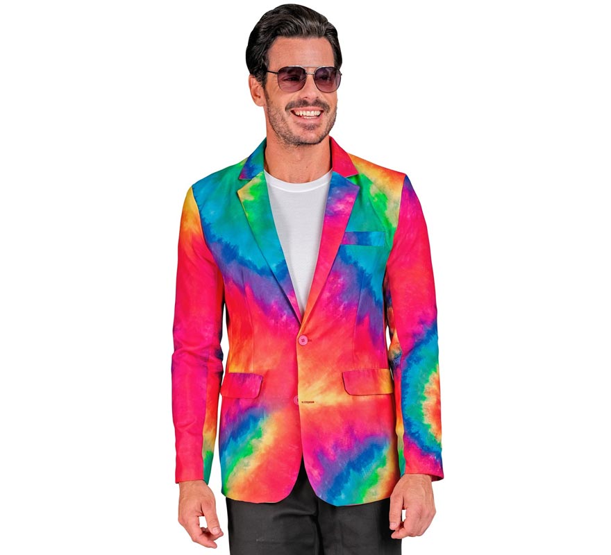 Translation missing: fr.Chaqueta Fiesta multicolor neón para hombre