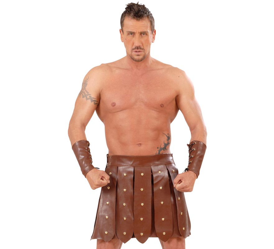 Translation missing: fr.Disfraz o Falda de Gladiador Símil Piel para hombre