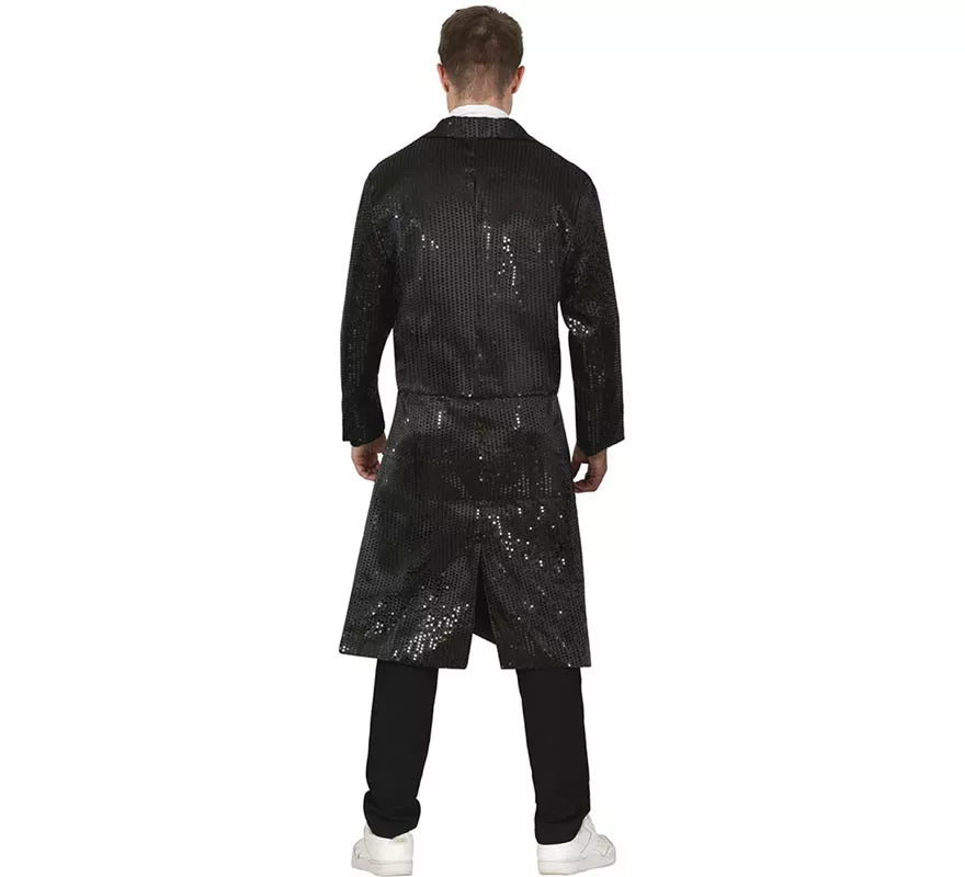 Translation missing: es.Disfraz o Frac con lentejuelas negro para hombre