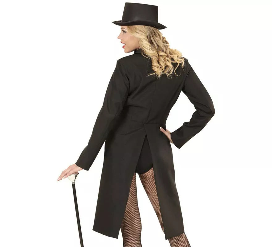 Translation missing: fr.Disfraz o Frac Gala Showtime negro largo para mujer