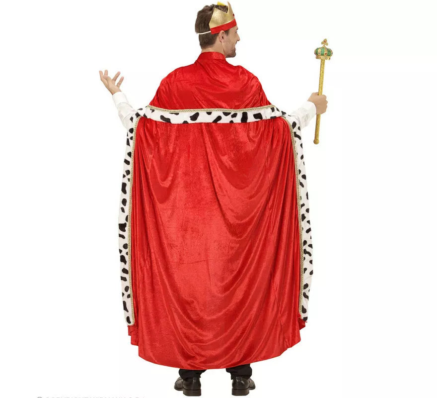 Translation missing: fr.Disfraz o Kit de Rey Mago Gaspar o Medieval para hombre: Capa y Corona