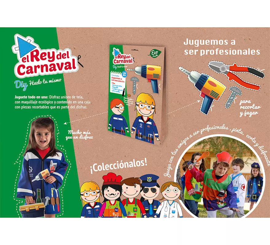 Translation missing: fr.Disfraz o Kit DIY Hazlo tú mismo de Mecánico para niños