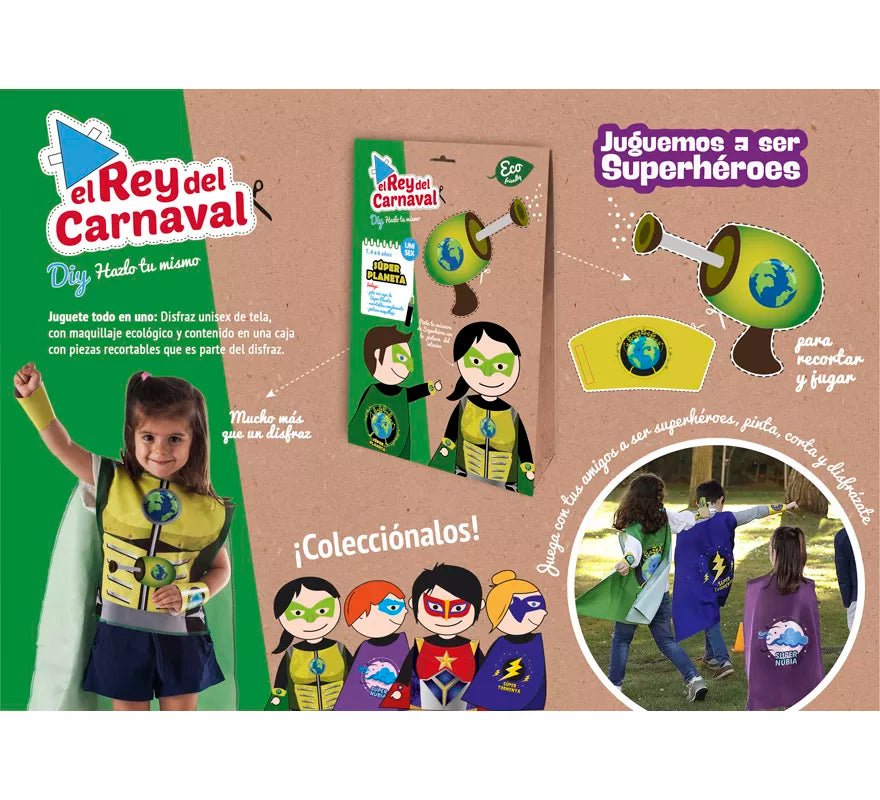 Translation missing: fr.Disfraz o Kit DIY Hazlo tú mismo de Super Planeta para niños