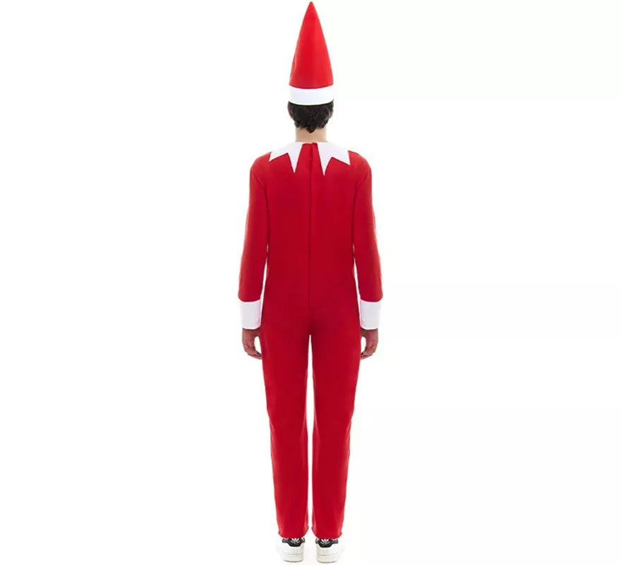 Translation missing: fr.Disfraz o Maillot de Elfo travieso de la Navidad con gorro para adulto