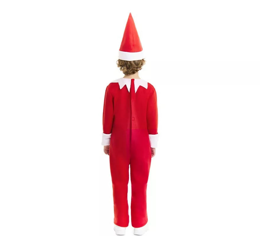 Translation missing: fr.Disfraz de Elfo travieso de la Navidad con gorro para niños