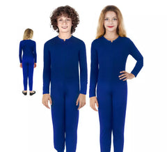 Costume ou combinaison bleu à manches longues pour enfant