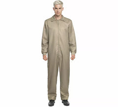 Déguisement ou combinaison d'ouvrier beige pour homme