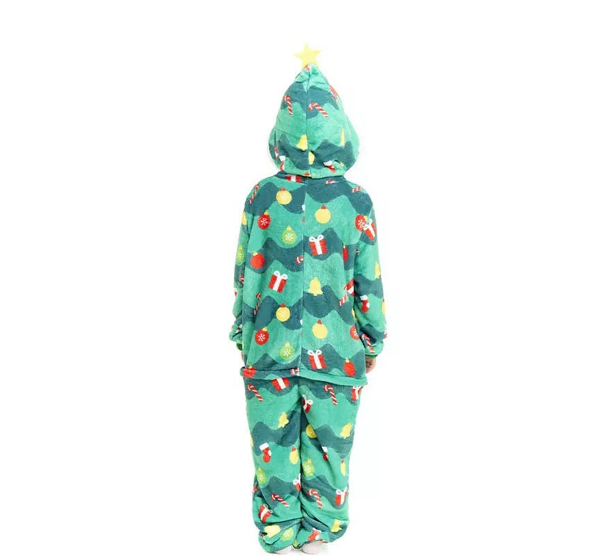 Translation missing: fr.Disfraz o Pijama Árbol de Navidad con capucha para niños