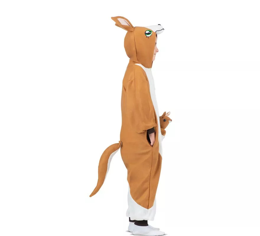 Translation missing: fr.Disfraz o Pijama de Canguro con capucha y peluche para niños