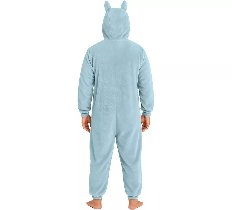 Disfraz o Pijama de Monstruo Lulú azul para hombre