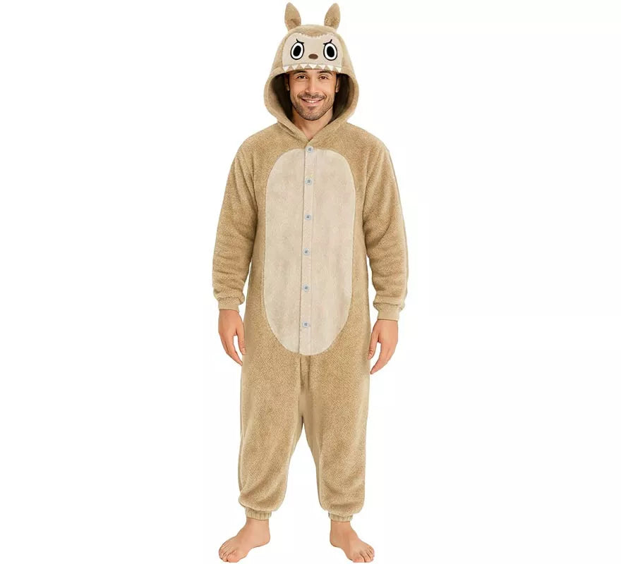 Translation missing: fr.Disfraz o Pijama de Monstruo Lulú beige para hombre