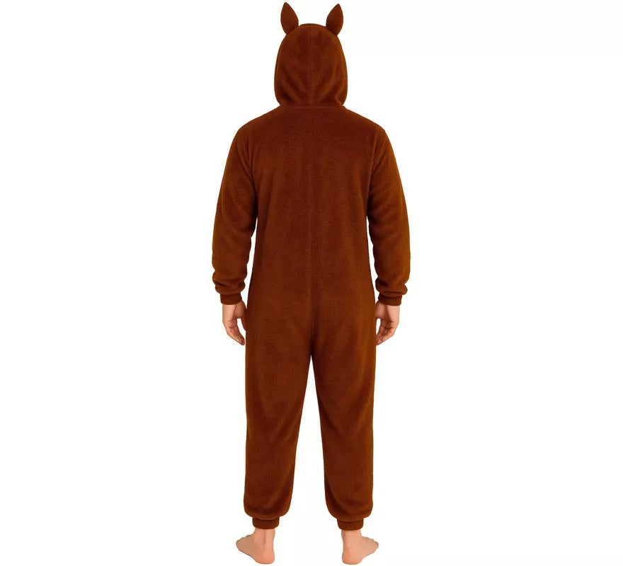 Translation missing: fr.Disfraz o Pijama de Monstruo Lulú marrón para hombre